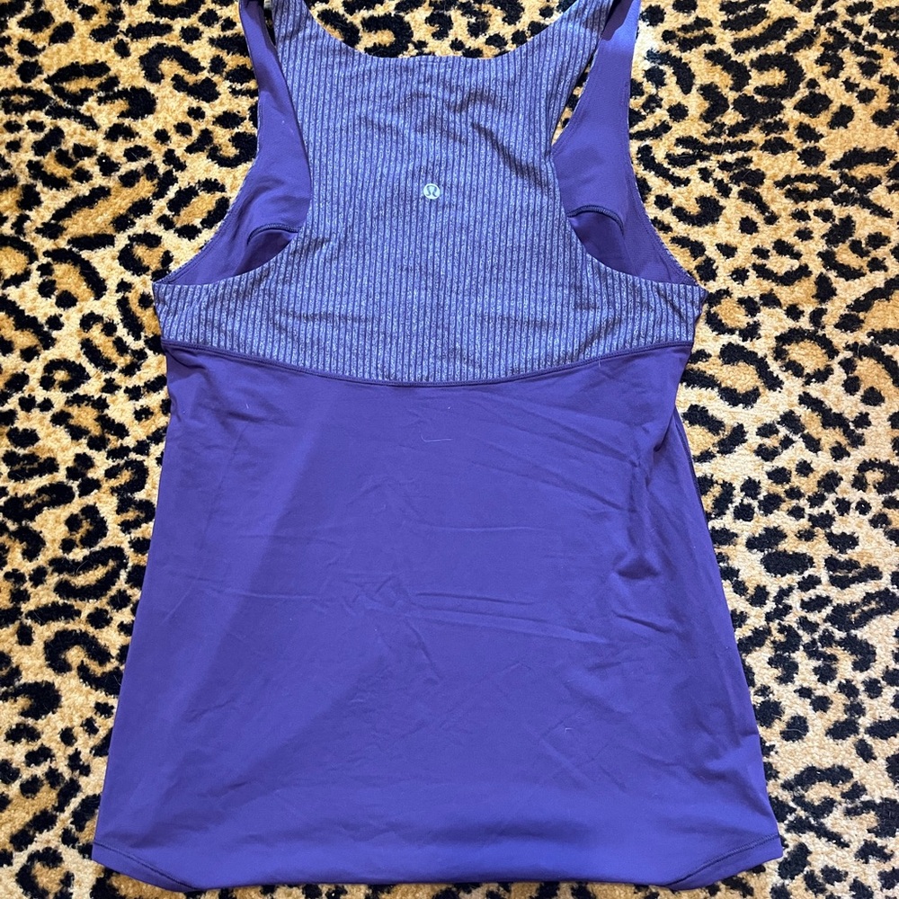 Purple lululemon tank top